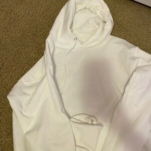 White hoodie